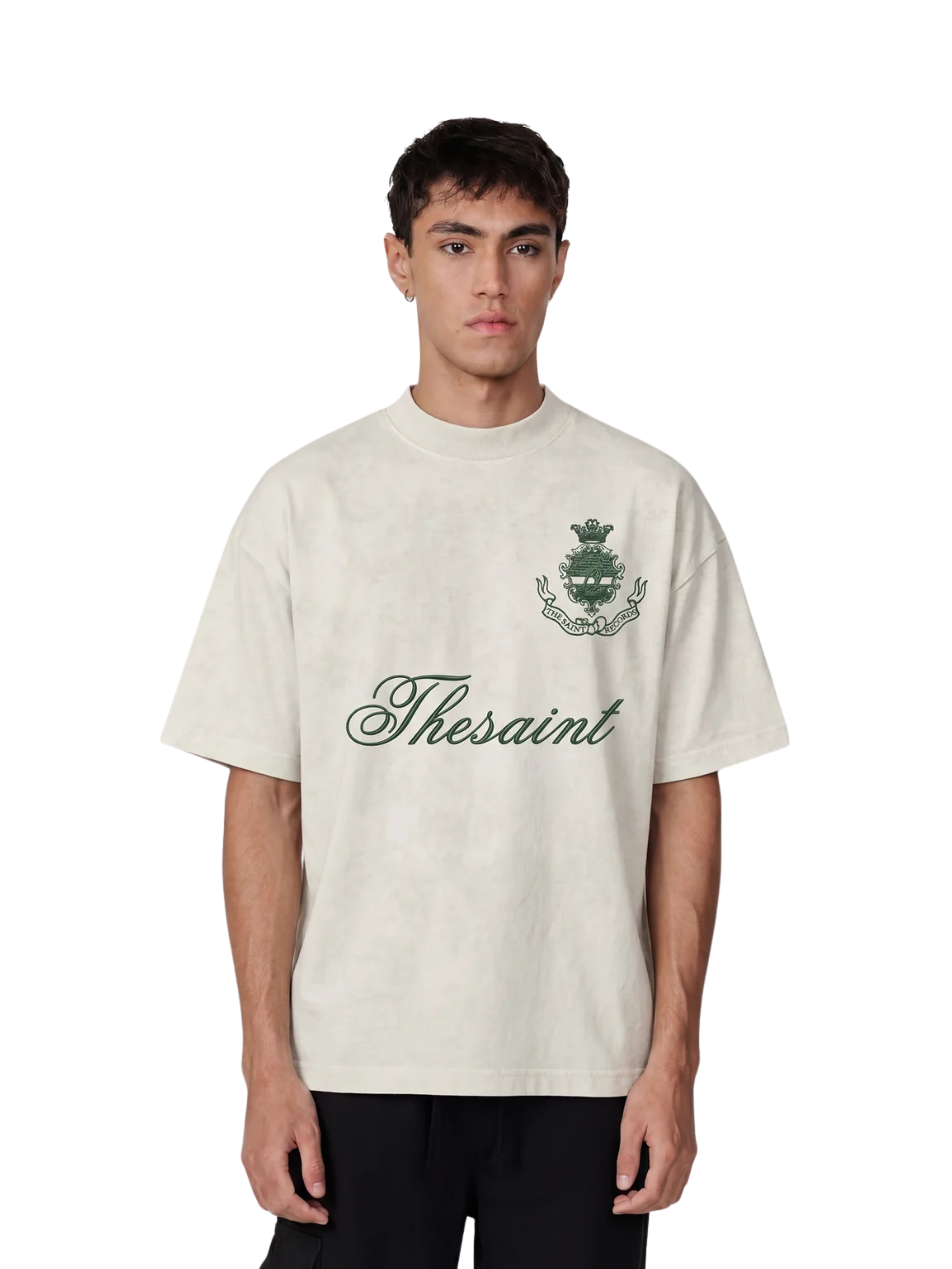 T-Shirt Oversized Label Classic "Off White"